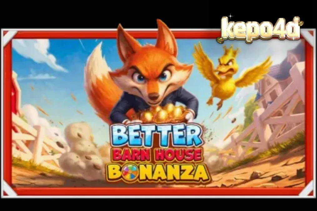 Tampilan visual slot Better Barn House Bonanza dengan tema peternakan kartun yang ceria